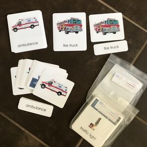 Montessori 3-Part Reading Card Sets